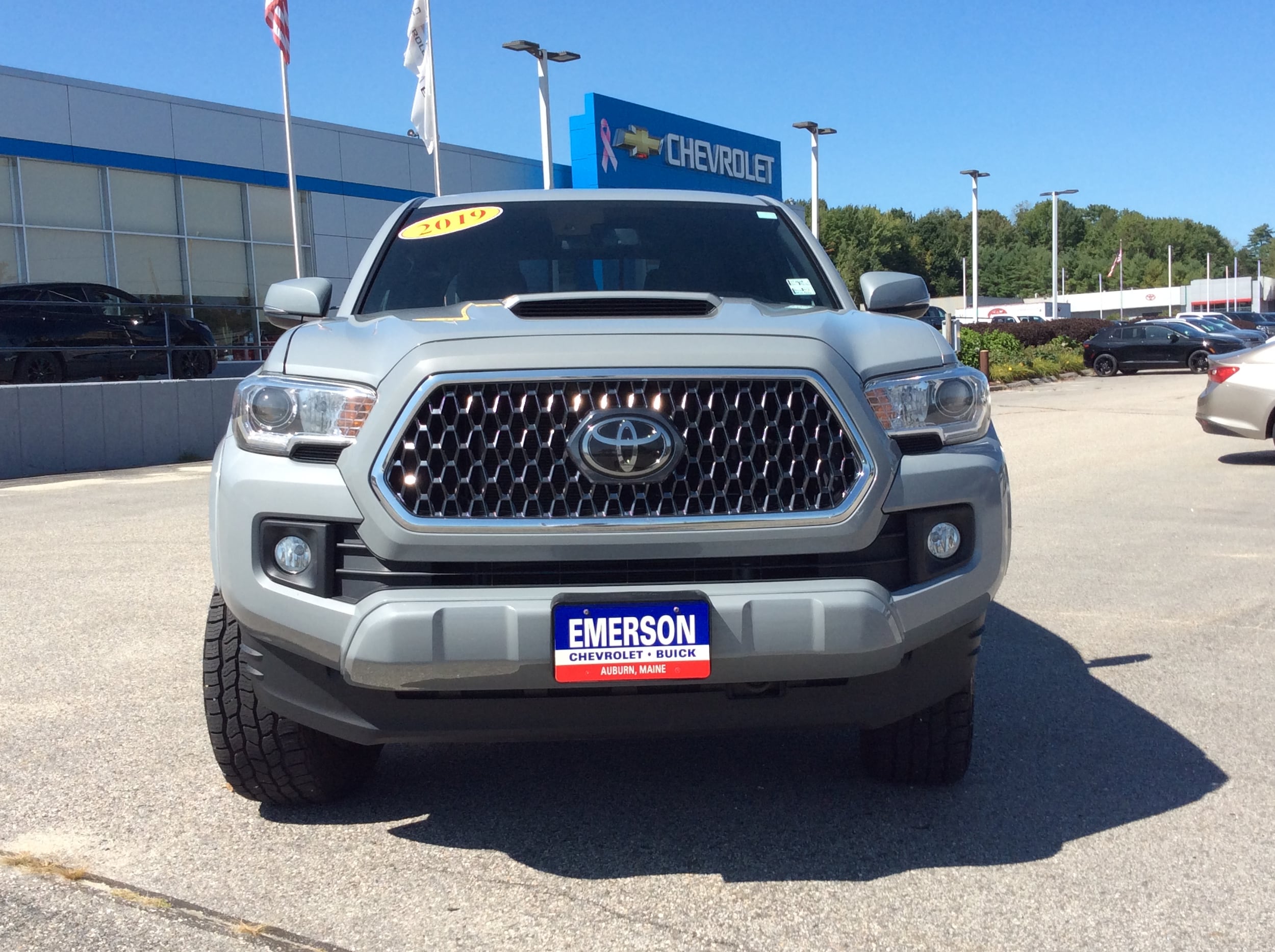 Used 2019 Toyota Tacoma TRD Sport with VIN 3TMCZ5AN4KM249797 for sale in Auburn, ME