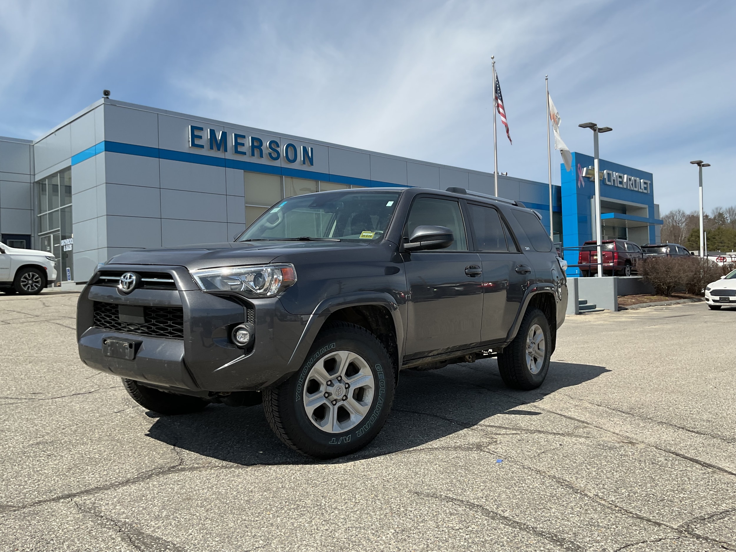 Used 2022 Toyota 4Runner SR5 with VIN JTEMU5JR4N6012314 for sale in Auburn, ME