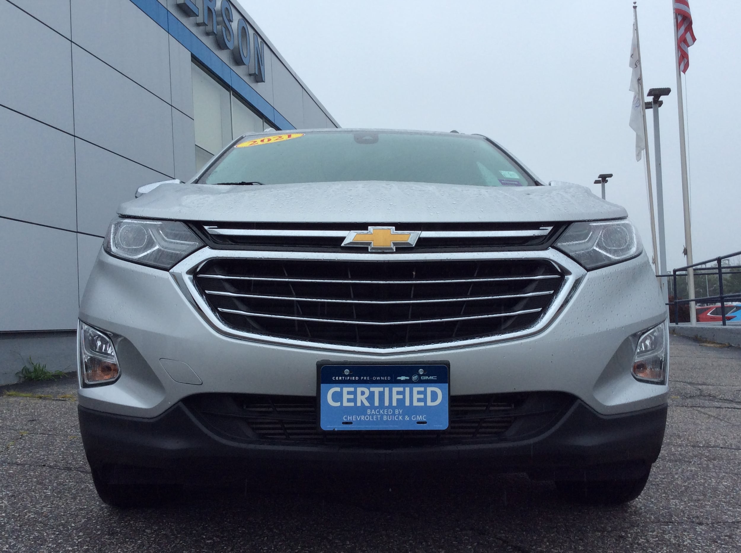 Certified 2021 Chevrolet Equinox Premier with VIN 3GNAXXEV4MS119849 for sale in Auburn, ME