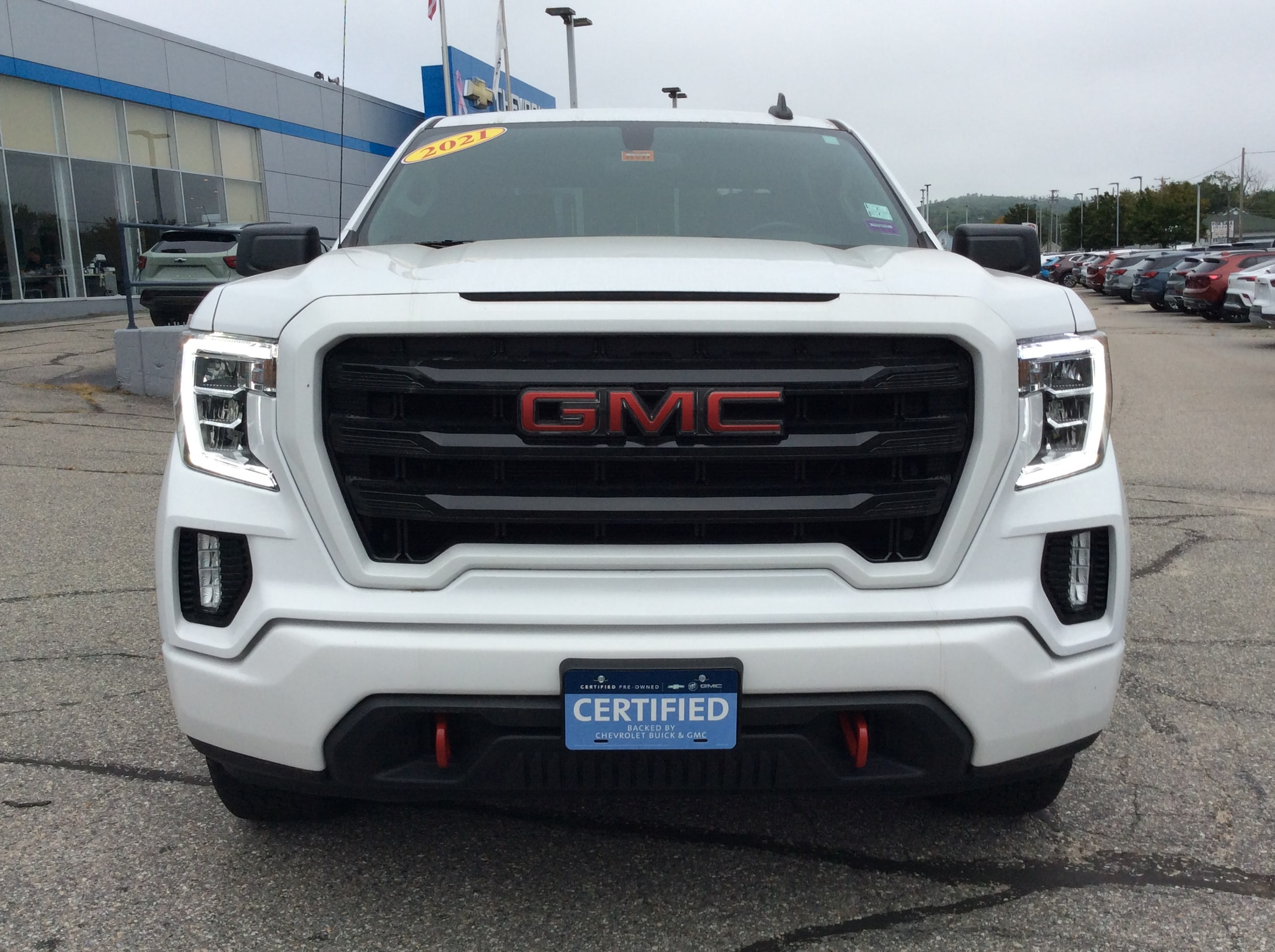 Certified 2021 GMC Sierra 1500 Elevation with VIN 3GTU9CED7MG473139 for sale in Auburn, ME