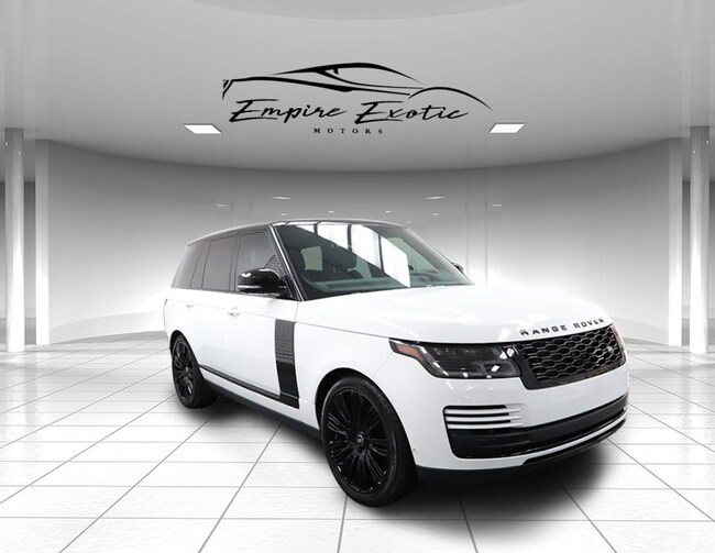 White 2018 Land Rover Range Rover 5 0l V8 Supercharged For Sale