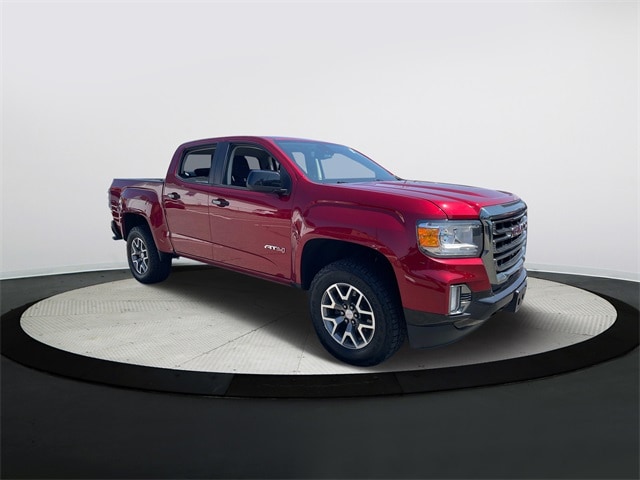 Used 2021 GMC Canyon AT4 with VIN 1GTG6FEN0M1170069 for sale in Fall River, MA