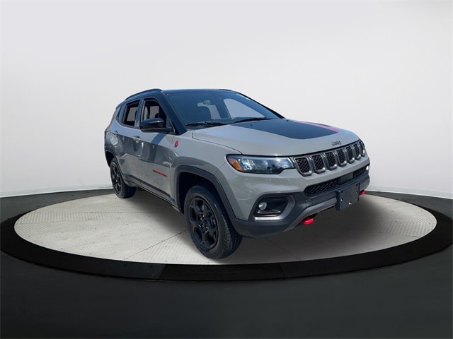 Used 2023 Jeep Compass Trailhawk with VIN 3C4NJDDN9PT523353 for sale in Fall River, MA