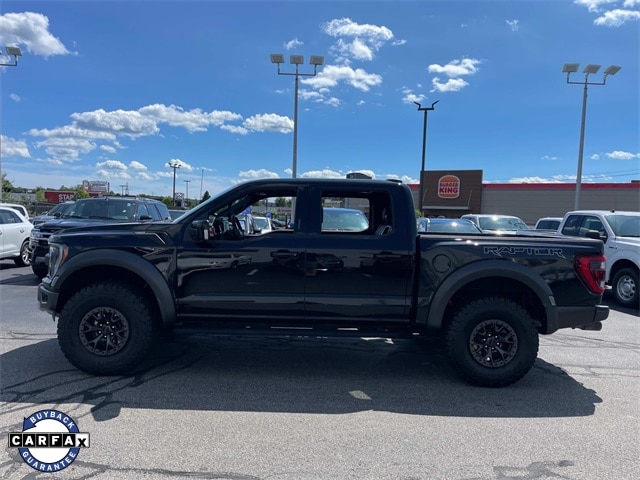 Certified 2022 Ford F-150 Raptor with VIN 1FTFW1RG2NFC19495 for sale in Fall River, MA