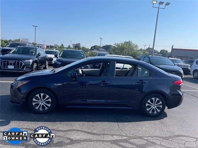 Certified 2021 Toyota Corolla LE with VIN JTDEAMDE6MJ026070 for sale in Fall River, MA