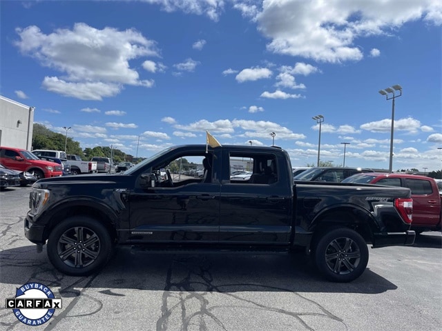 Used 2023 Ford F-150 Lariat with VIN 1FTFW1ED0PFA97363 for sale in Fall River, MA