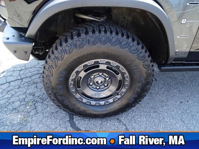 Certified 2022 Ford Bronco Base with VIN 1FMEE5DH3NLB73047 for sale in Fall River, MA