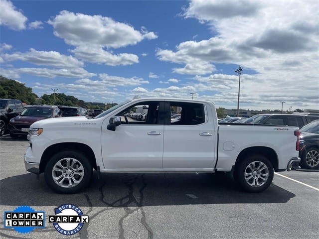 Used 2023 Chevrolet Silverado 1500 LTZ with VIN 2GCUDGED9P1106021 for sale in Fall River, MA