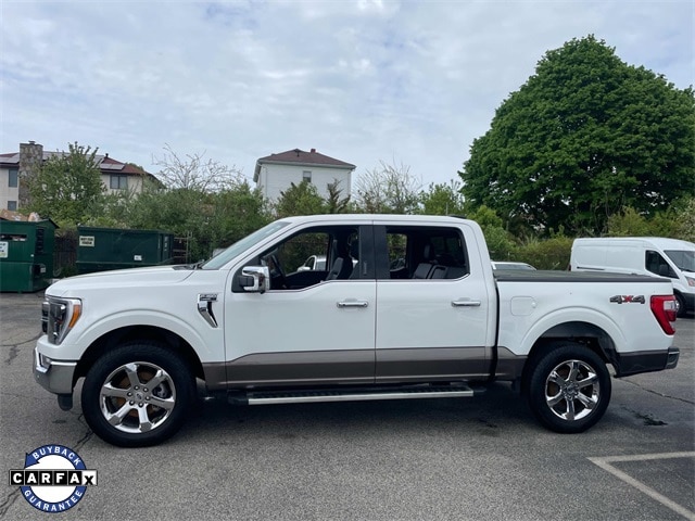 Used 2022 Ford F-150 Lariat with VIN 1FTFW1E50NFA32437 for sale in Fall River, MA