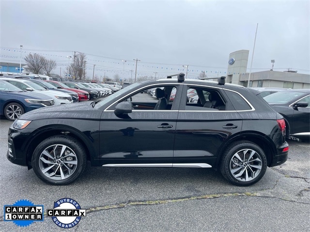 Used 2021 Audi Q5 Premium Plus with VIN WA1BAAFYXM2112852 for sale in Fall River, MA