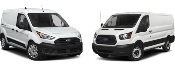 Ford Transit vs. Ford Transit Connect, Commercial Vans