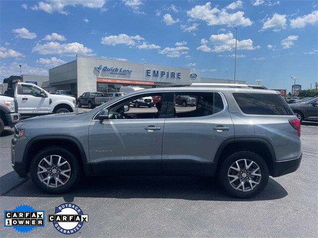 Certified 2023 GMC Acadia SLT with VIN 1GKKNML49PZ156189 for sale in Fall River, MA