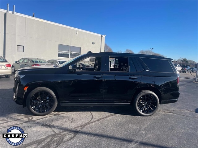 Certified 2022 Cadillac Escalade Sport Platinum with VIN 1GYS4GKL0NR300762 for sale in Fall River, MA