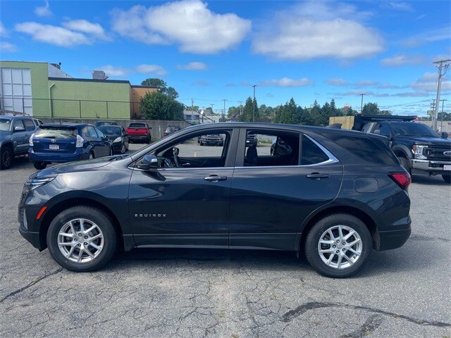 Used 2022 Chevrolet Equinox LT with VIN 3GNAXUEV9NS100682 for sale in New Bedford, MA