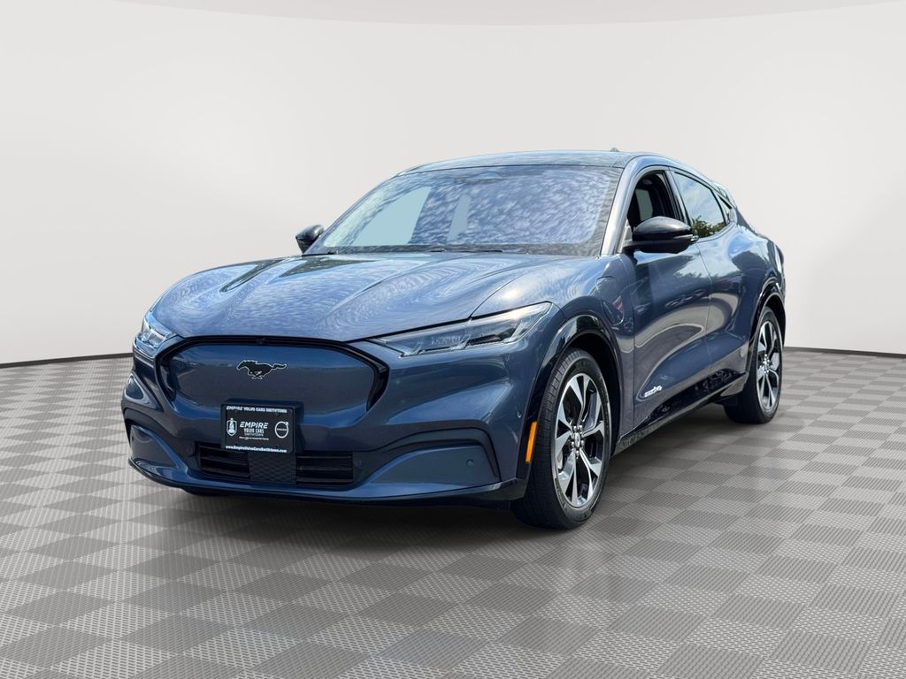 Used 2021 Ford Mustang Mach-E Premium AWD with VIN 3FMTK3SS6MMA24471 for sale in Saint James, NY