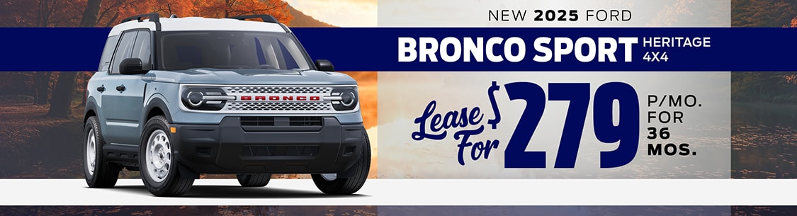 NJ DEALER BRONCO SPORT SPECIAL