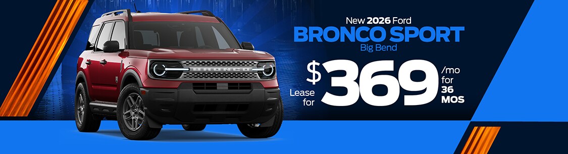 NJ DEALER BRONCO SPORT SPECIAL