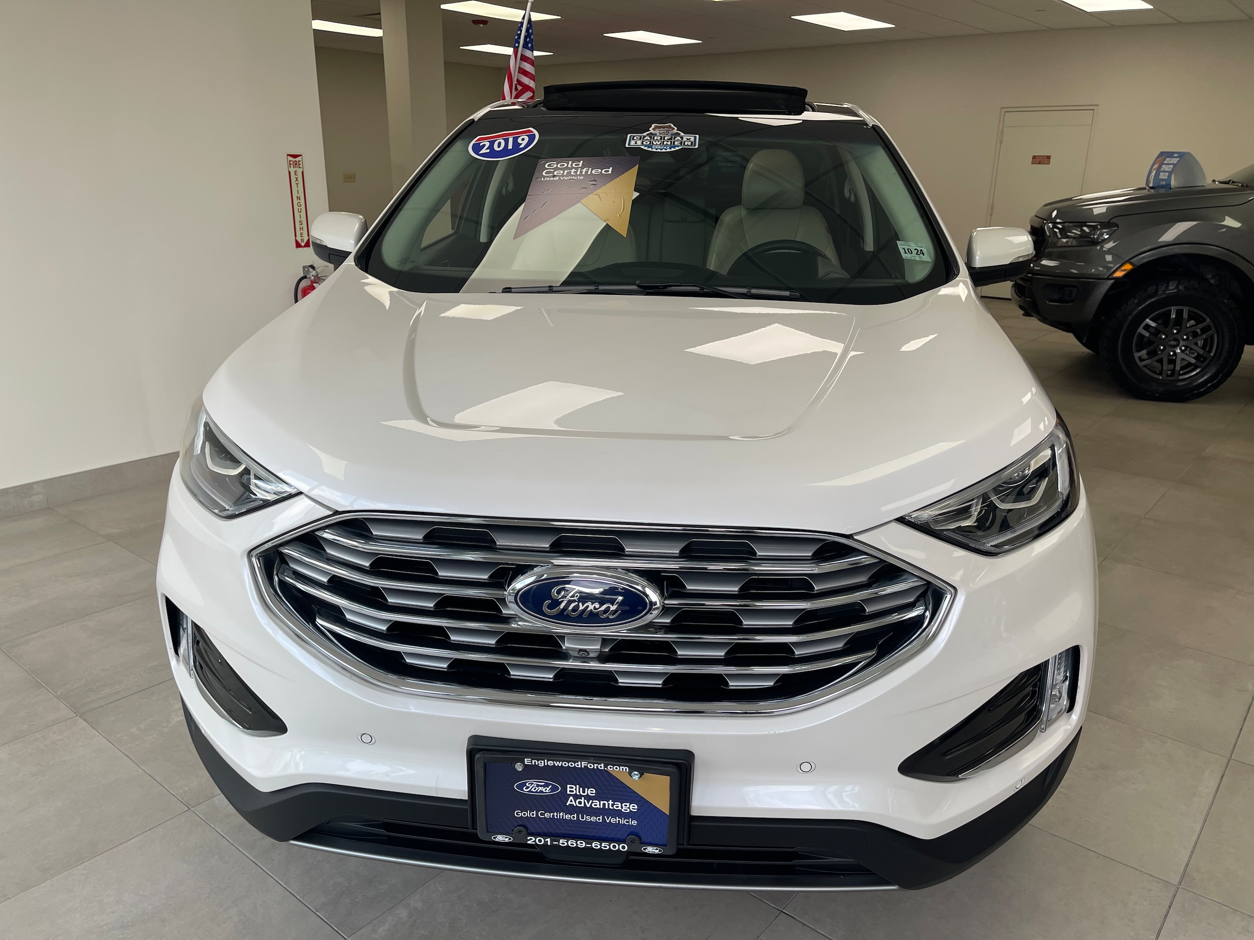 Certified 2019 Ford Edge Titanium with VIN 2FMPK4K90KBB33642 for sale in Englewood, NJ