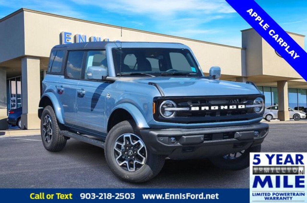 New 2024 Ford Bronco For Sale at Brian Toliver Ford of Quitman VIN
