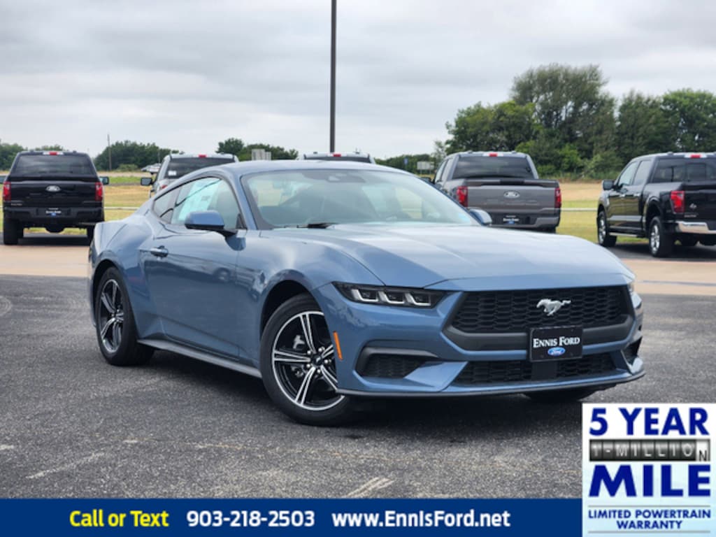 New 2024 Ford Mustang For Sale at Ennis Ford Inc. VIN 1FA6P8TH0R5143297