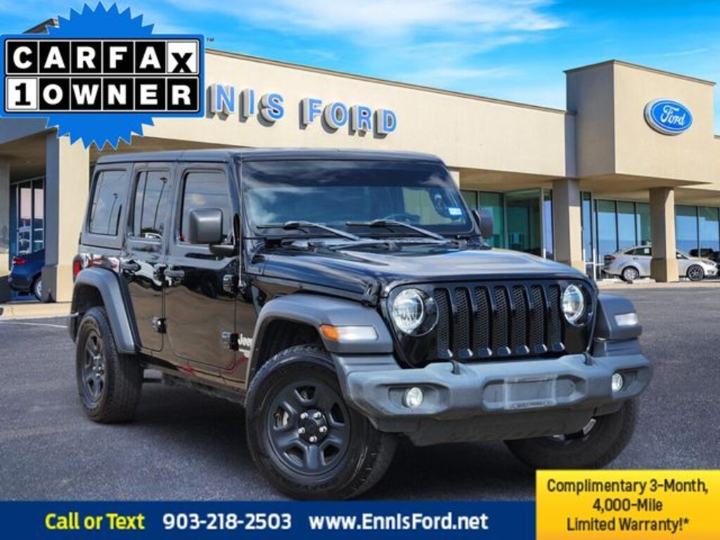 Used 2019 Jeep Wrangler Unlimited Sport SUV