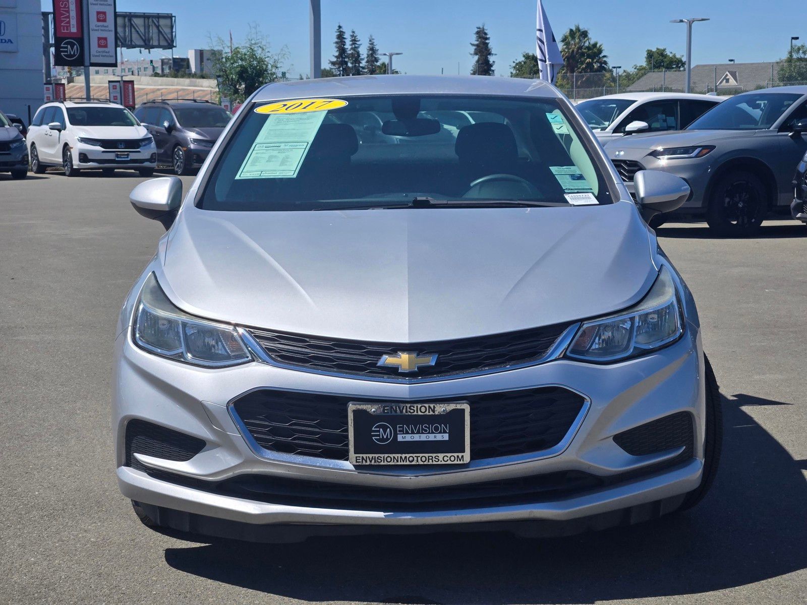 Used 2017 Chevrolet Cruze LS with VIN 1G1BC5SM5H7199572 for sale in Milpitas, CA