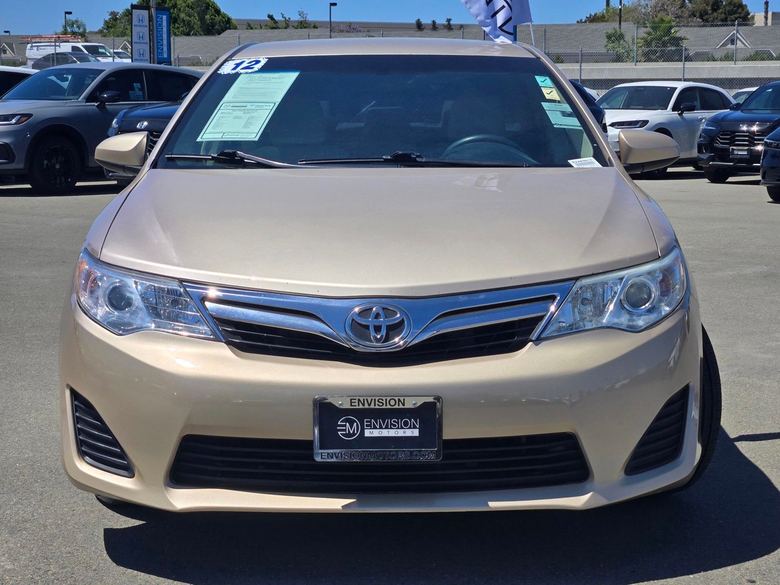Used 2012 Toyota Camry LE with VIN 4T4BF1FK5CR248961 for sale in Milpitas, CA