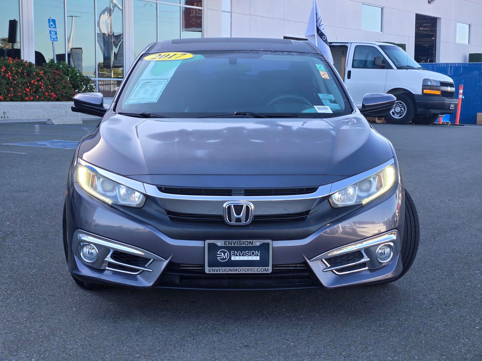 Used 2017 Honda Civic EX-T with VIN 2HGFC1F39HH637566 for sale in Milpitas, CA