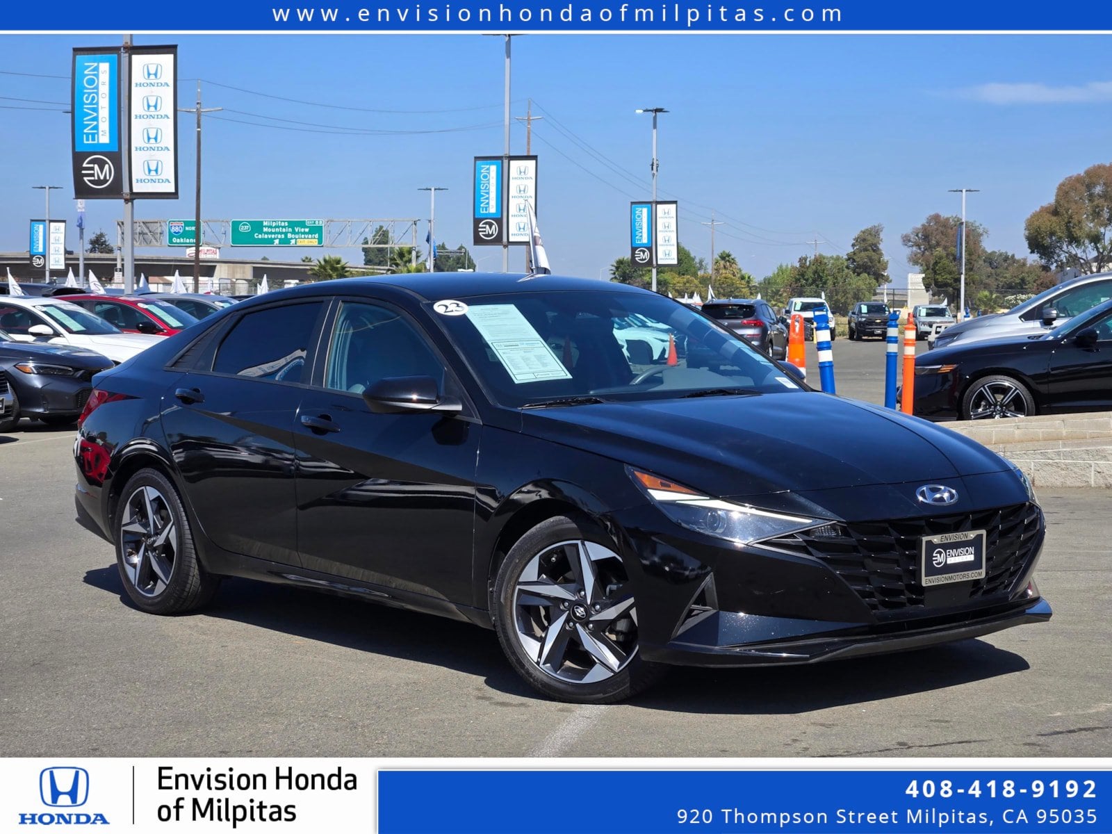 Used 2023 Hyundai Elantra SEL with VIN KMHLS4AGXPU586277 for sale in Milpitas, CA