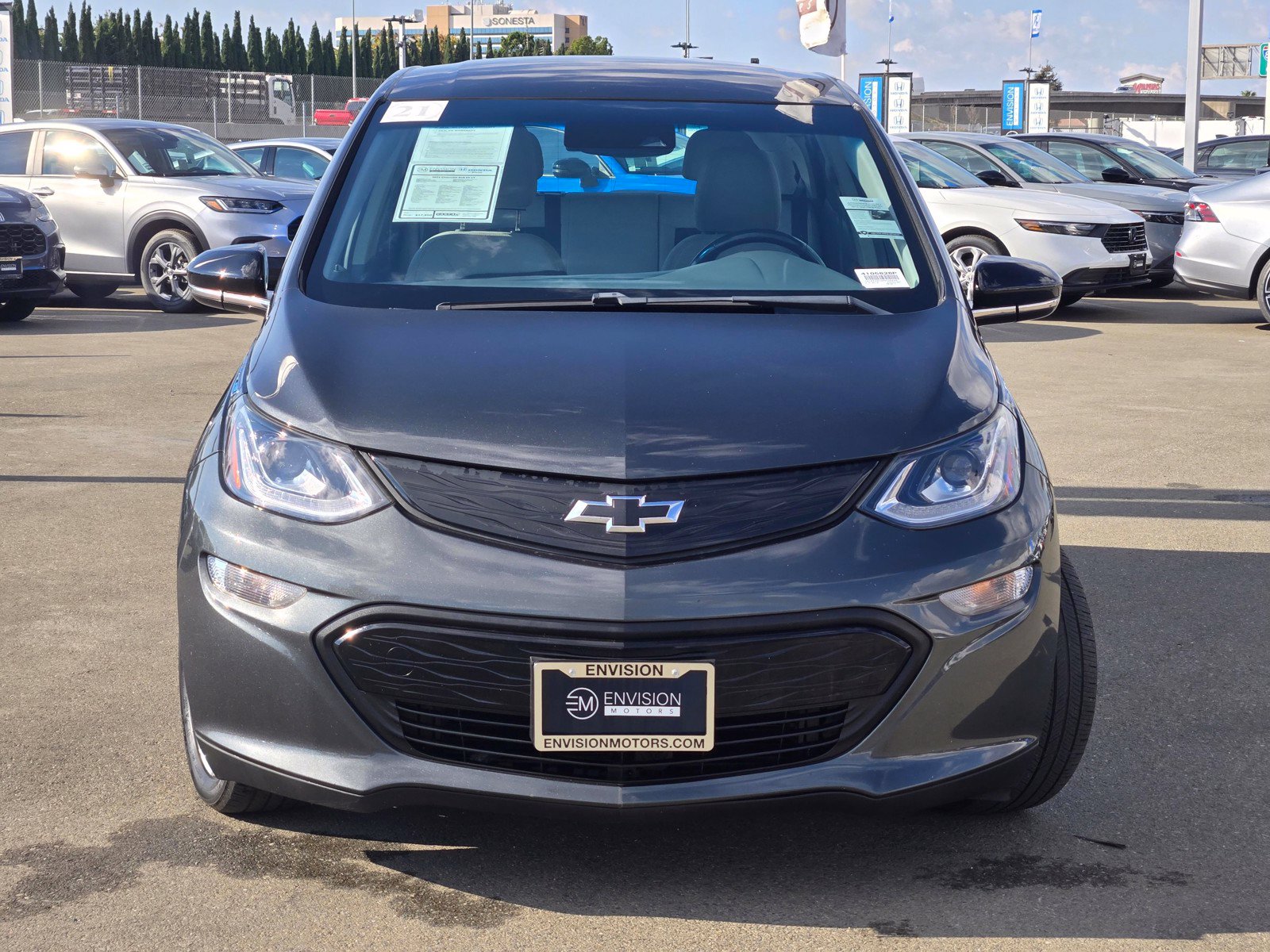 Used 2021 Chevrolet Bolt EV LT with VIN 1G1FY6S04M4105828 for sale in Milpitas, CA