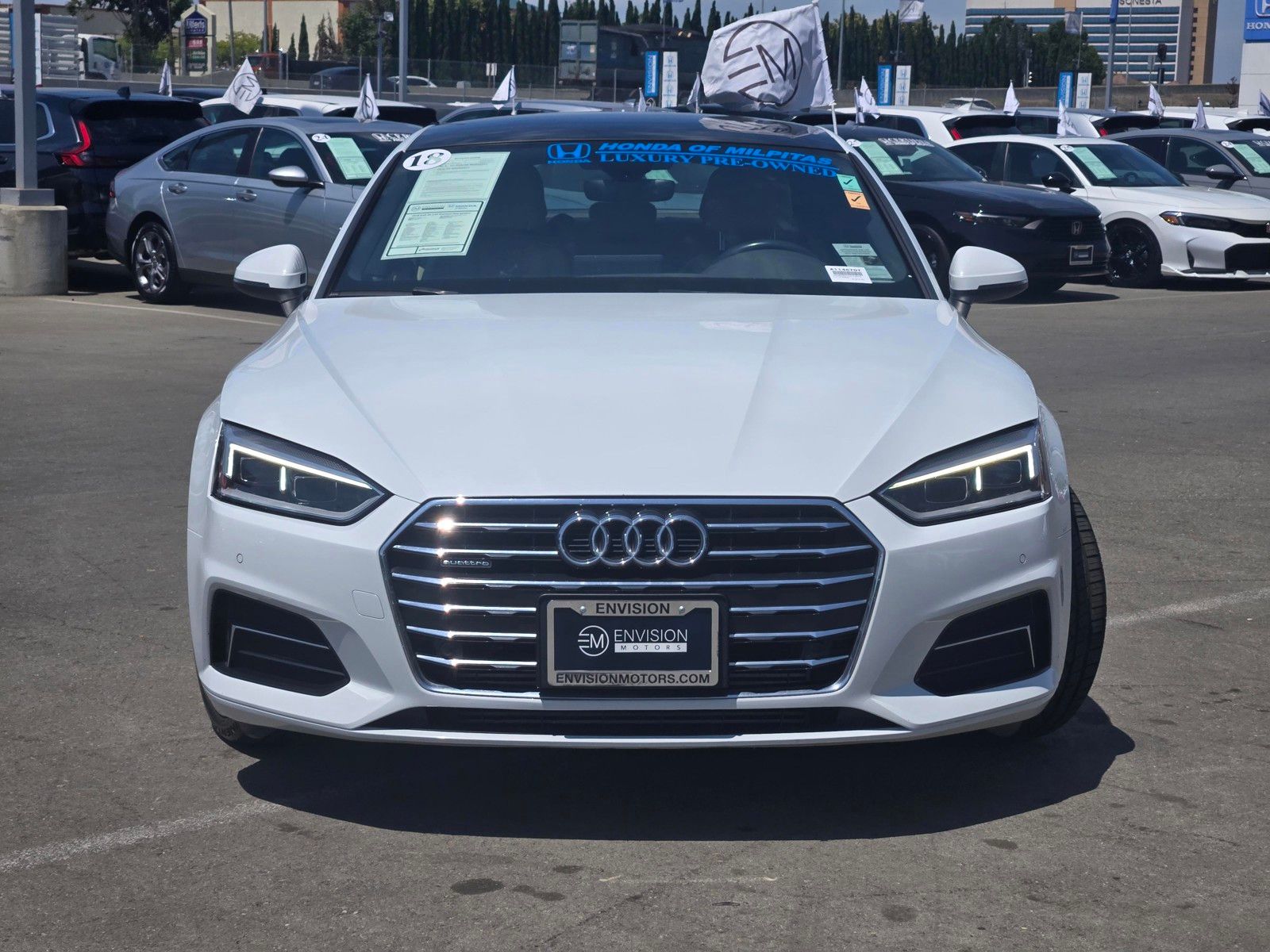 Used 2018 Audi A5 Sportback Premium Plus with VIN WAUBNCF57JA114570 for sale in Milpitas, CA