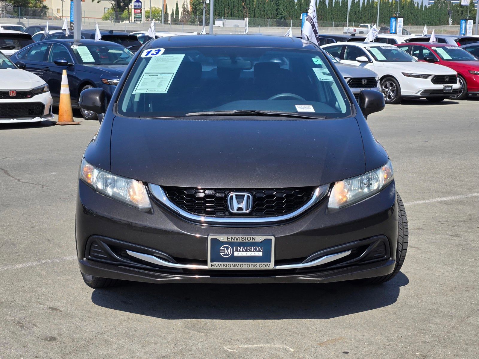 Used 2013 Honda Civic EX with VIN 19XFB2F84DE221952 for sale in Milpitas, CA