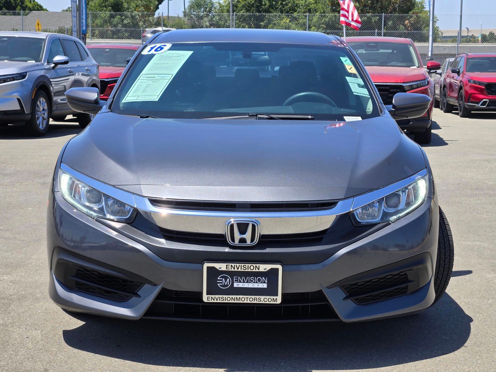 Used 2016 Honda Civic LX with VIN 2HGFC2F56GH559396 for sale in Milpitas, CA