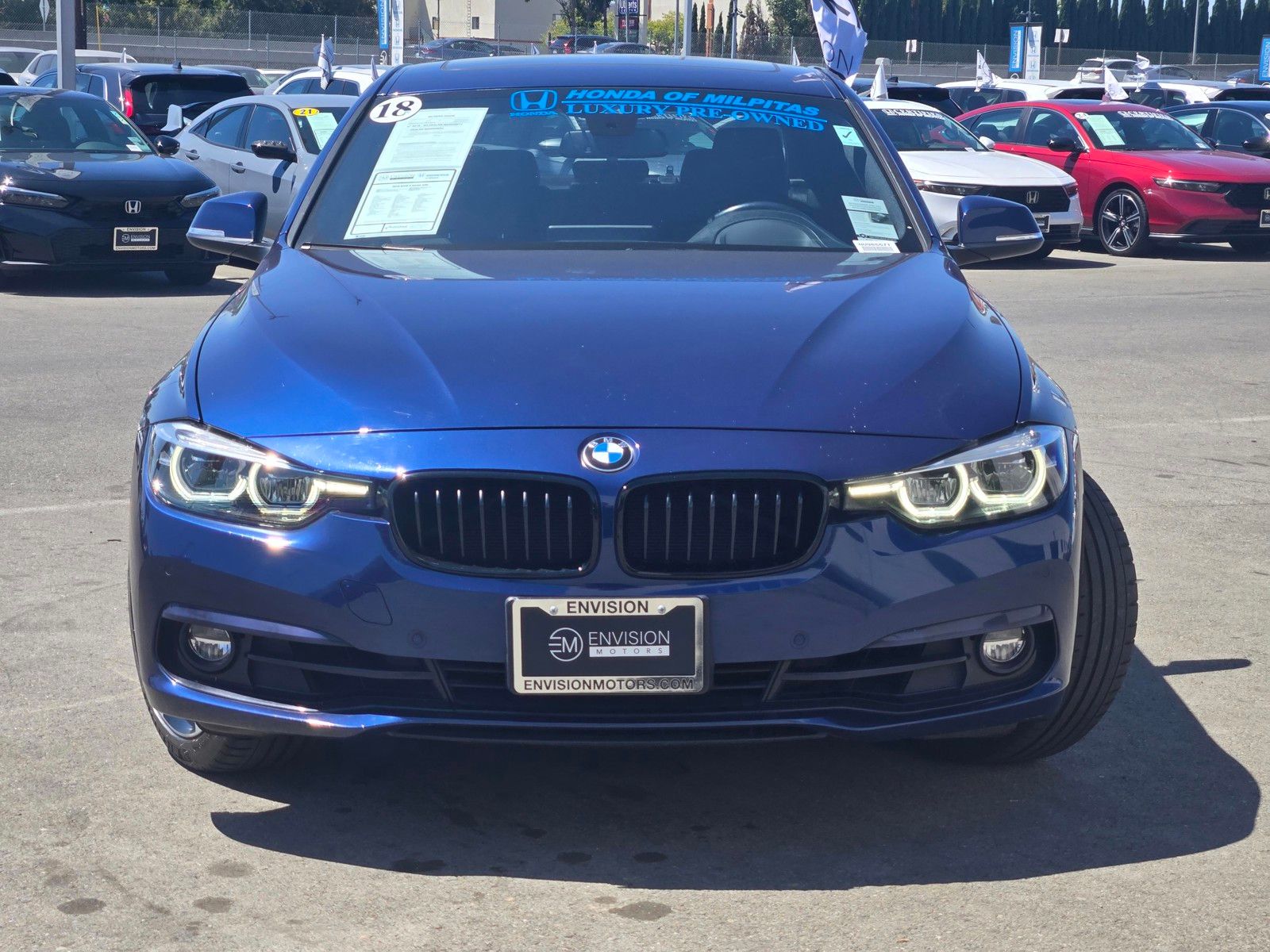 Used 2018 BMW 3 Series 330i with VIN WBA8B9G5XJNU96557 for sale in Milpitas, CA