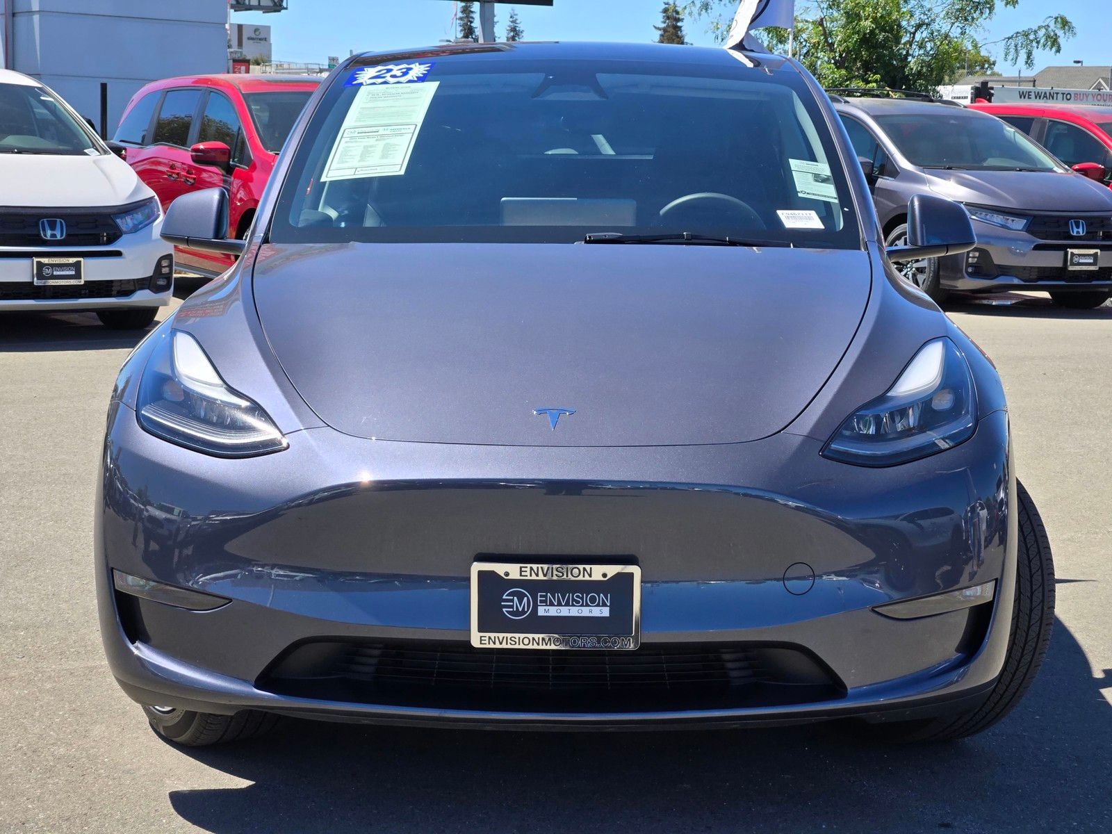 Used 2023 Tesla Model Y Base with VIN 7SAYGDED5PF946711 for sale in Milpitas, CA
