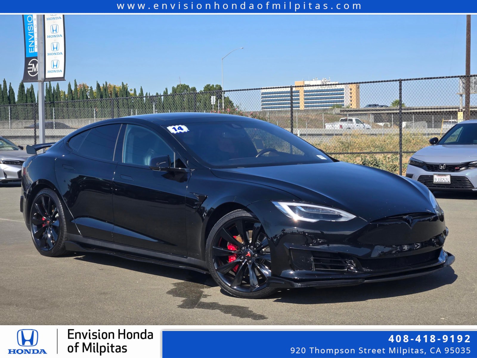 Used 2014 Tesla Model S S with VIN 5YJSA1H24EFP67702 for sale in Milpitas, CA