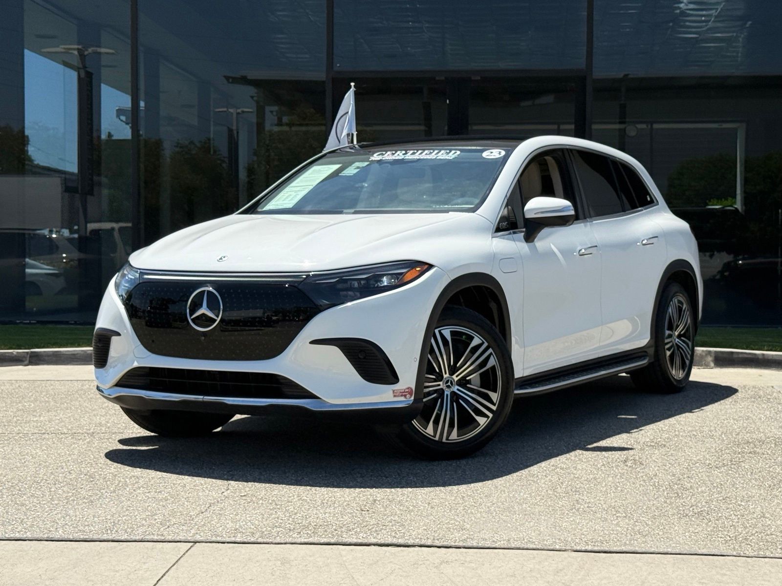 Certified 2023 Mercedes-Benz EQS SUV Base with VIN 4JGDM2DB2PA024667 for sale in Anaheim, CA