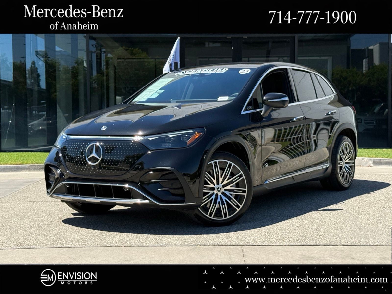 Certified 2023 Mercedes-Benz EQE SUV Base with VIN 4JGGM2BB1PA017855 for sale in Anaheim, CA