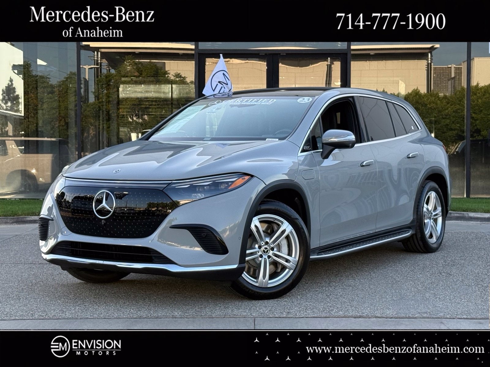 Certified 2023 Mercedes-Benz EQS SUV Base with VIN 4JGDM2DB1PA018827 for sale in Anaheim, CA