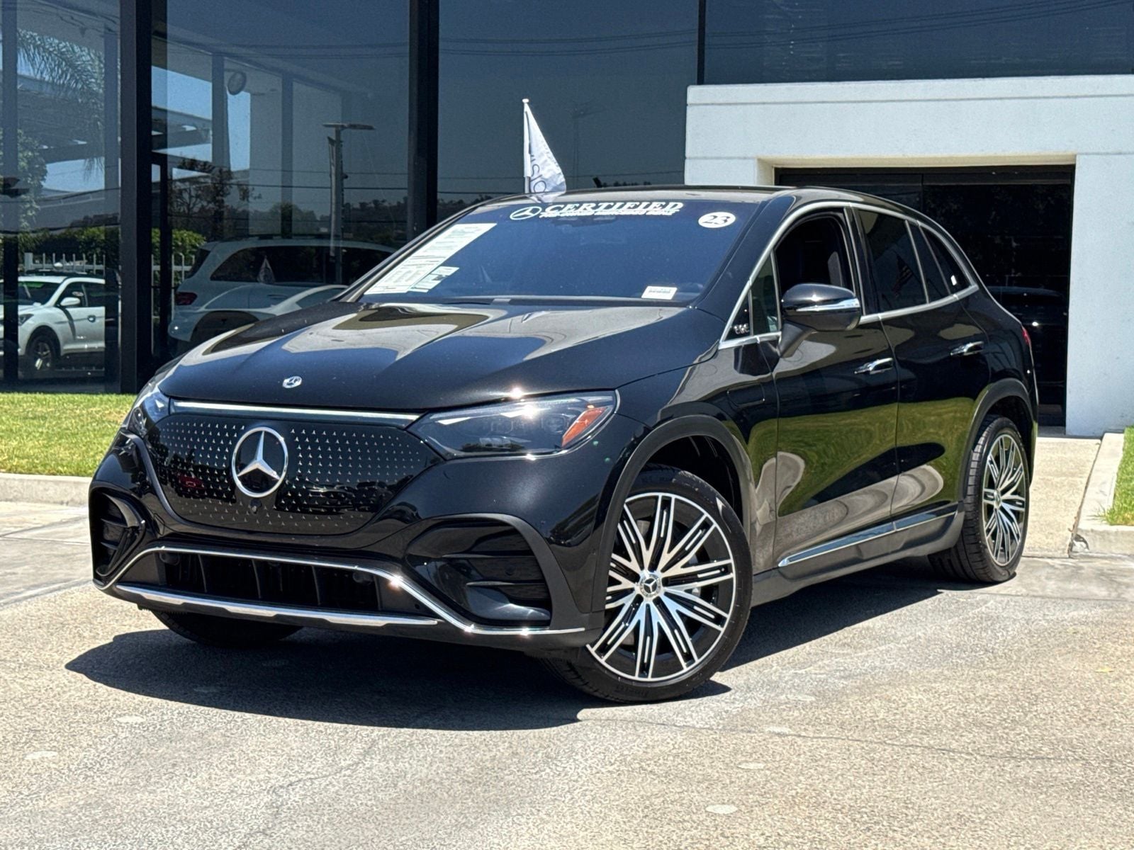 Certified 2023 Mercedes-Benz EQE SUV Base with VIN 4JGGM2BB2PA001647 for sale in Anaheim, CA