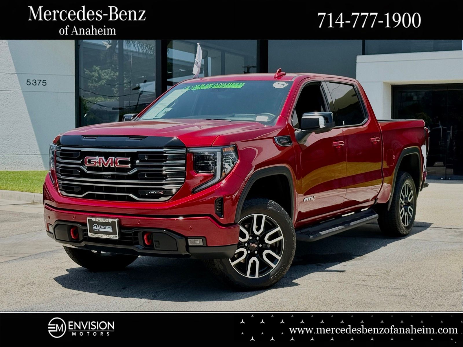 Volcanic Red 2025 GMC Sierra 1500 Pickup Truck Four-Wheel Drive Automatic