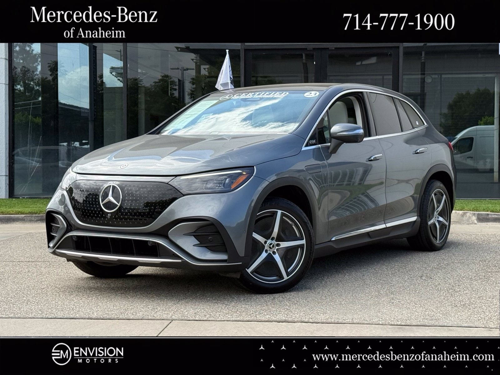 Certified 2023 Mercedes-Benz EQE SUV Base with VIN 4JGGM2BBXPA032614 for sale in Anaheim, CA