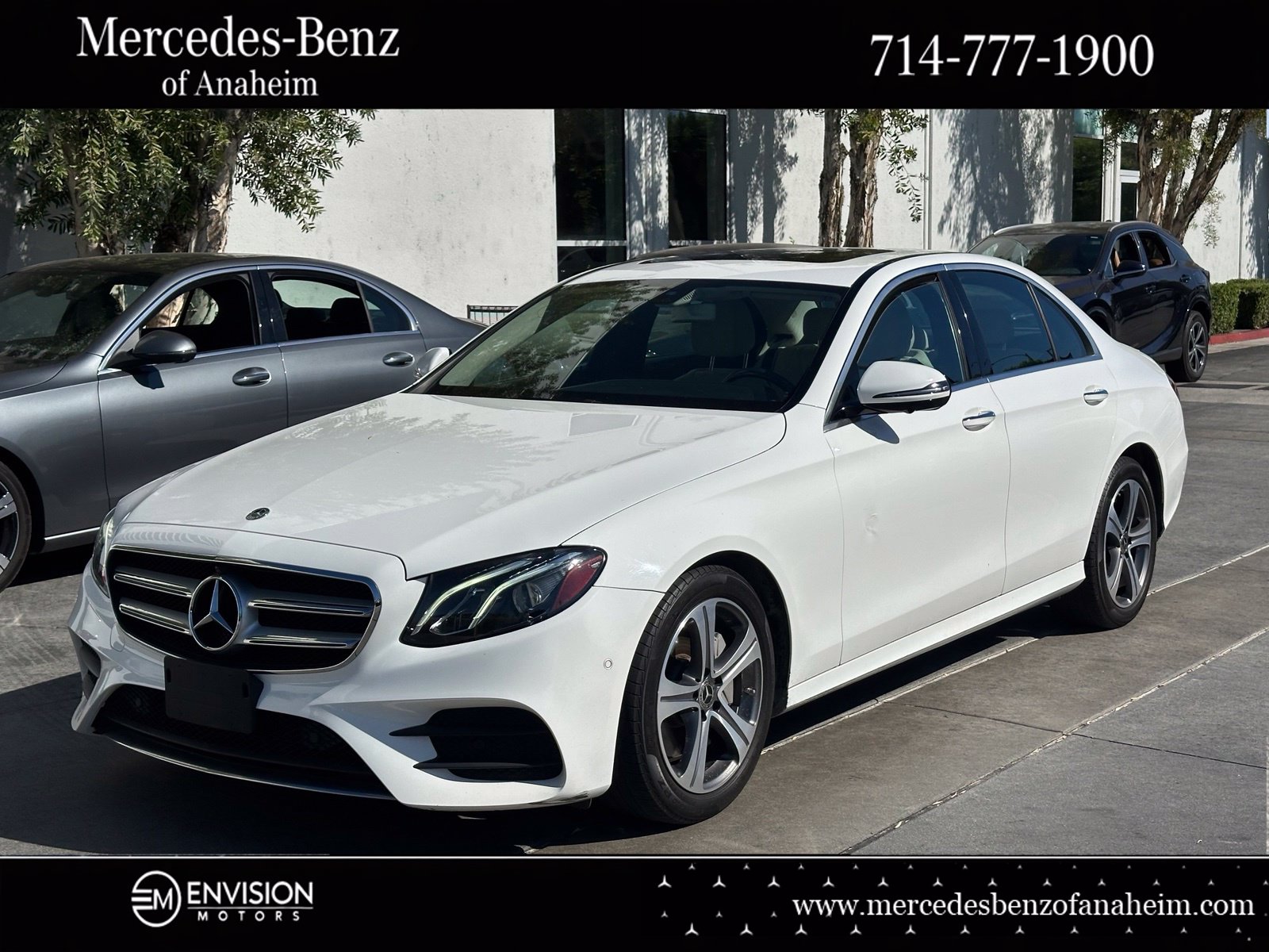 Polar White 2020 Mercedes-Benz E-Class Sedan Rear-Wheel Drive 9-Speed Automatic