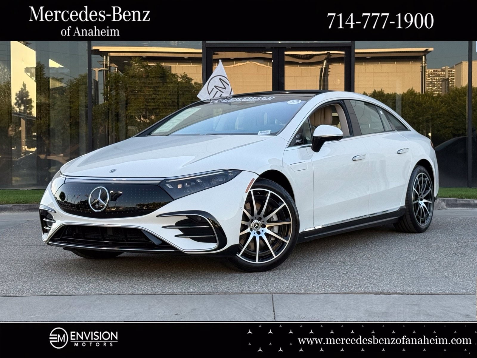 Certified 2023 Mercedes-Benz EQS Base with VIN W1KCG4EB9PA040162 for sale in Anaheim, CA