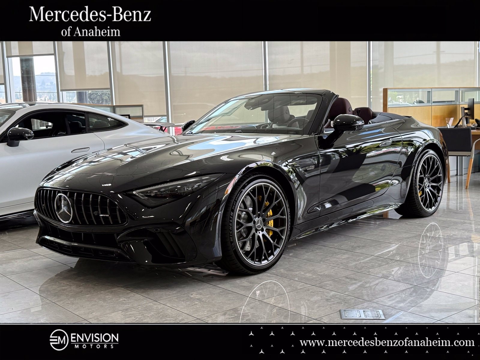 Black (Obsidian) 2027 Mercedes-Benz SL-Class Convertible All-Wheel Drive 9-Speed Automatic