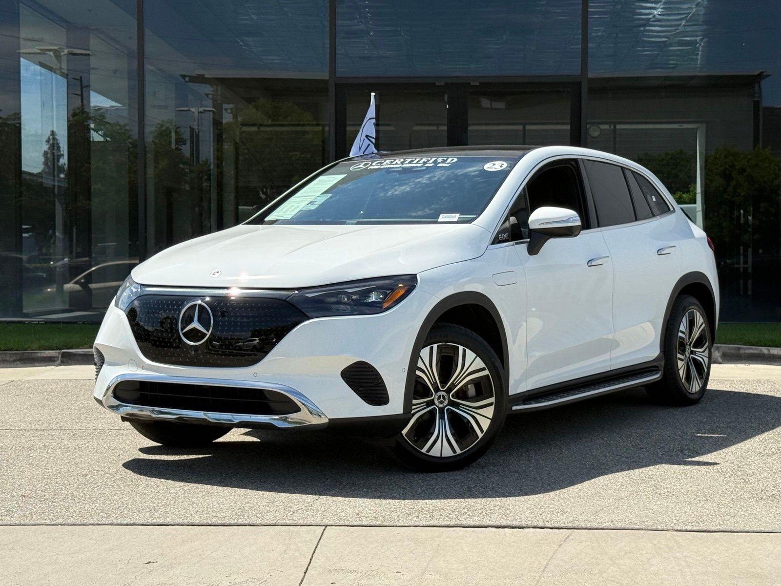 Certified 2023 Mercedes-Benz EQE SUV Base with VIN 4JGGM2BB3PA020921 for sale in Anaheim, CA