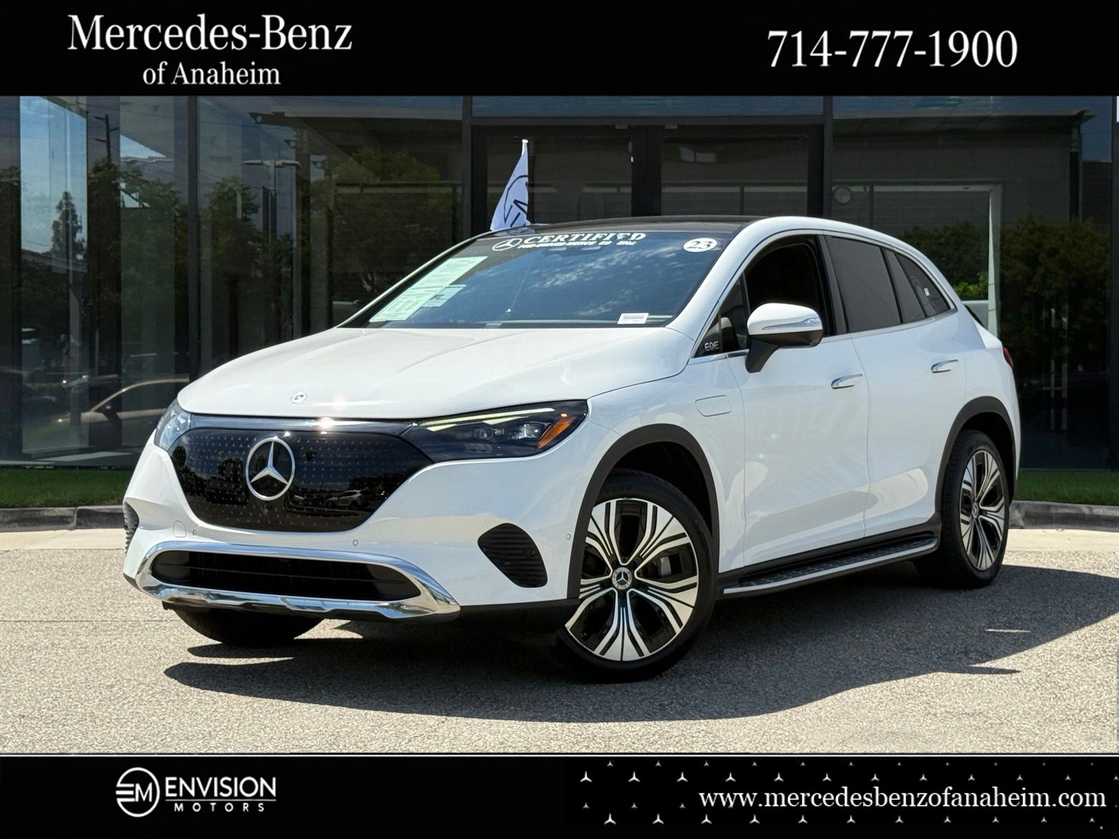 Certified 2023 Mercedes-Benz EQE SUV Base with VIN 4JGGM2BB3PA020921 for sale in Anaheim, CA