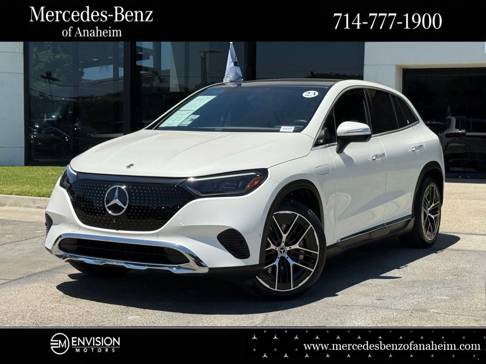 Manufaktur Diamond White Metallic 2023 Mercedes-Benz EQE Sedan All-Wheel Drive 1-Speed Automatic