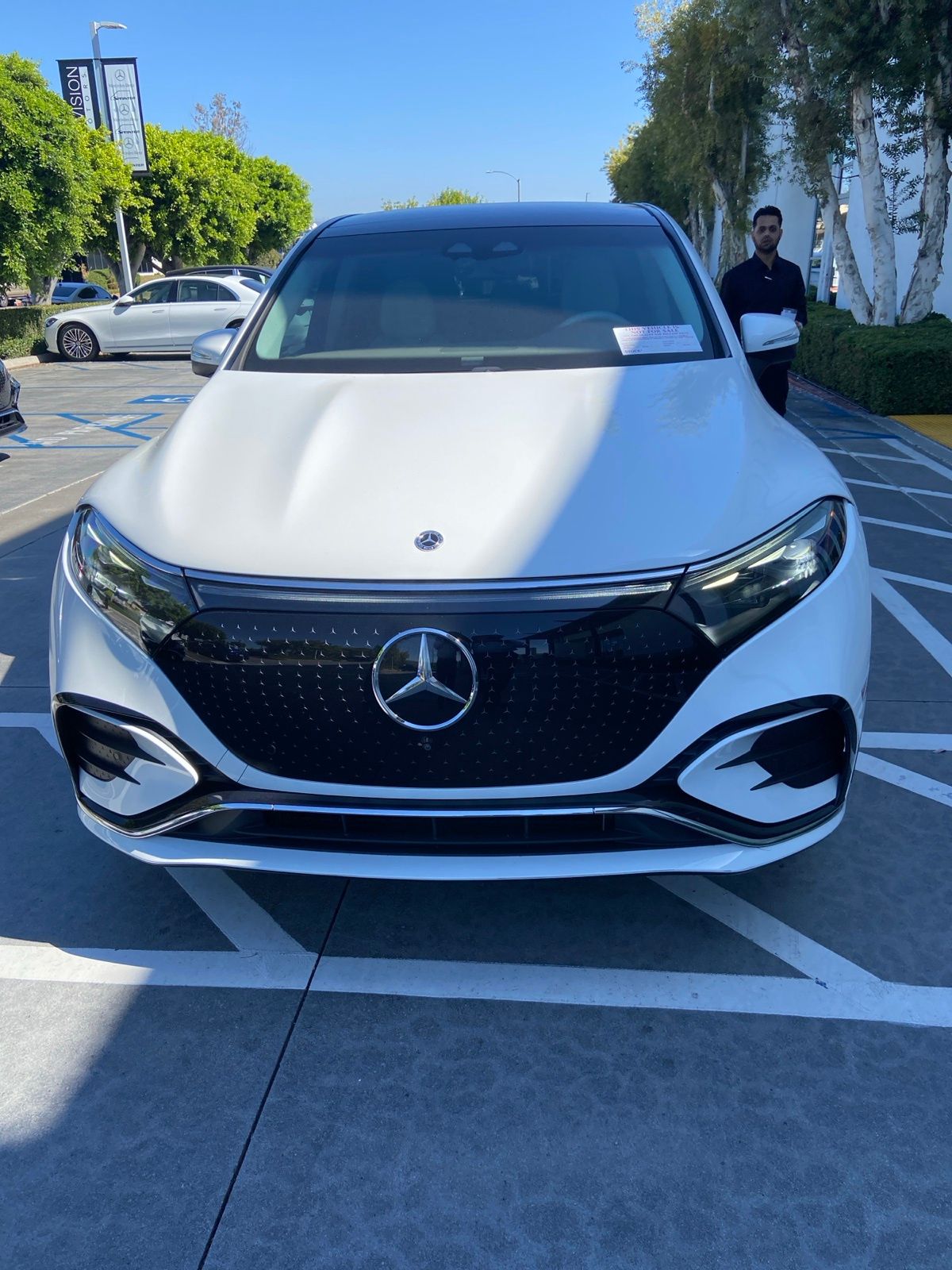 Certified 2023 Mercedes-Benz EQS SUV Base with VIN 4JGDM4EB8PA016177 for sale in Anaheim, CA