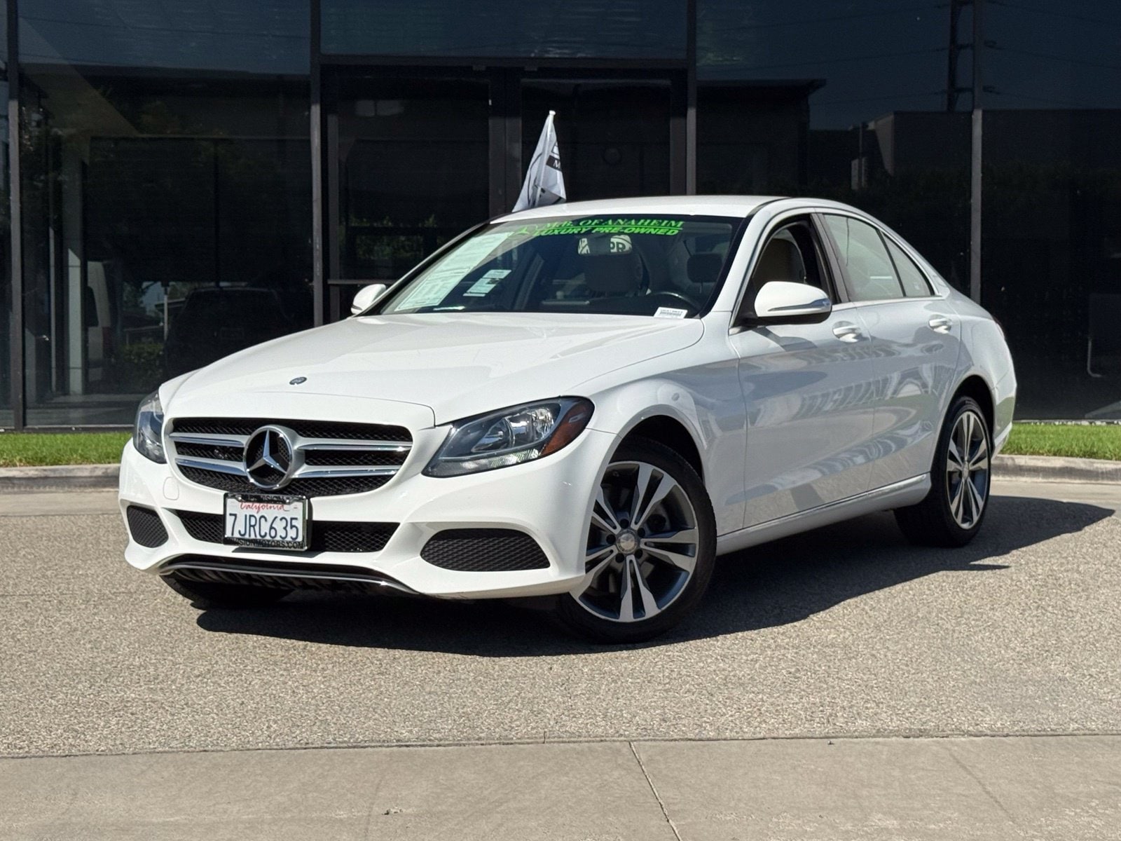 Used 2015 Mercedes-Benz C-Class C300 with VIN 55SWF4KB9FU021985 for sale in Anaheim, CA